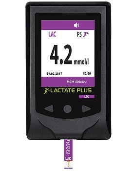 Lactate testing with the Lactate Plus meter